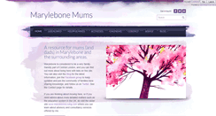 Desktop Screenshot of marylebonemums.com