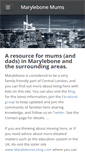 Mobile Screenshot of marylebonemums.com